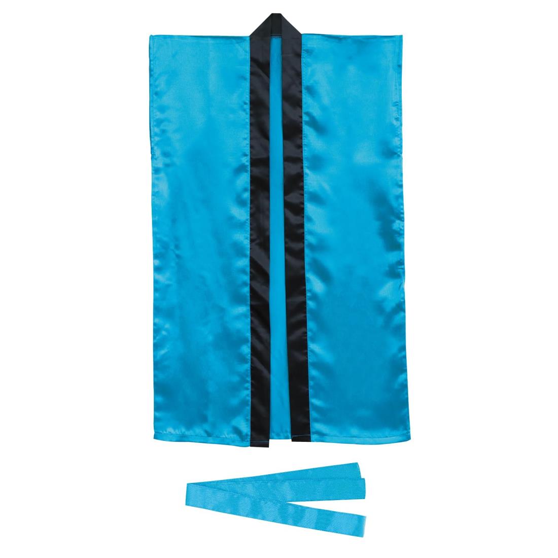 アーテック ソフトサテンロングハッピ S 青 (ハチマキ付) 14436 衣装/手作り/運動会/体育祭/幼稚園/小学校/お遊戯/文化祭/衣装ベース ブルー