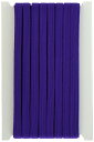 日本紐釦貿易(Nippon Chuko) カラー平ゴム 8コール 5mm幅×30m巻 紫 F10-COL8-V 手芸用品 ゴム 平ゴム
