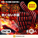 耐熱グローブ 耐熱手袋 バーベキューグローブ 両手 2枚 B...