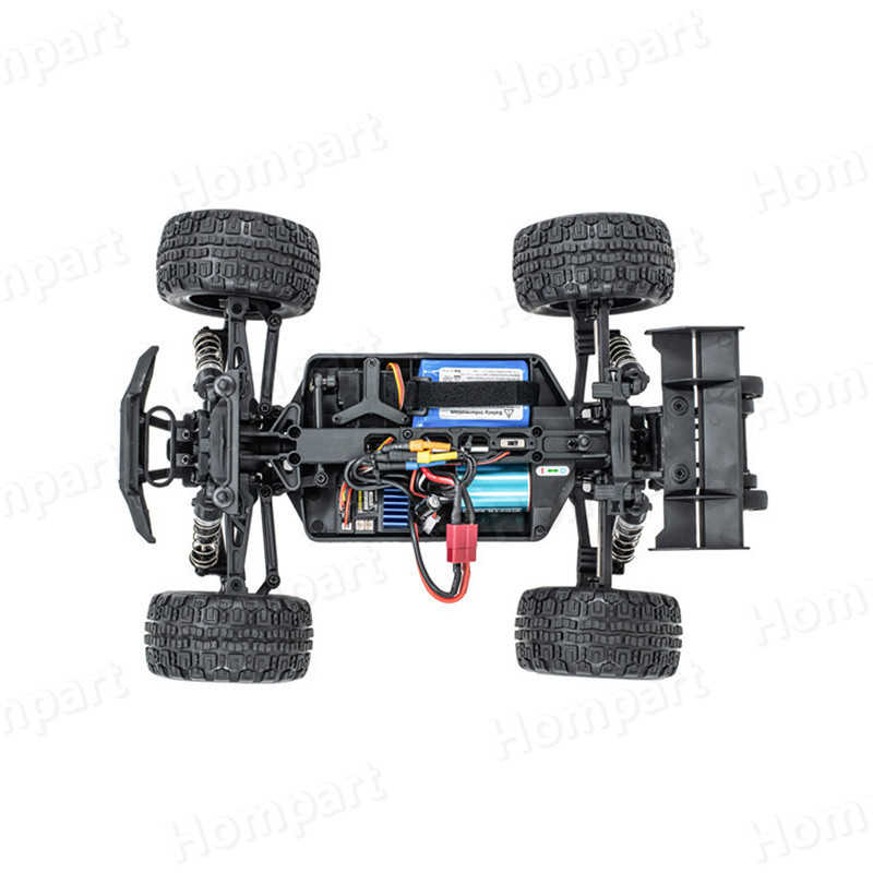 Hompartのお買い物マラソン【P5倍】ラジコンカー RCカー ラジコン 電動オフロード 四駆 1:16高速車 ブラシレスデュアルバッテリー 2.4GHZ 45km ロッククローラー オフロードリモコンカー 生活防水 ラジコン オフロード 子供 車 乗り物 おもちゃ 贈り物｜アングル2