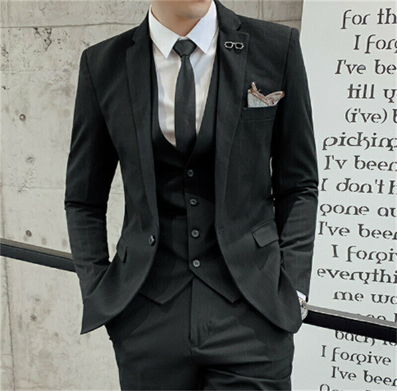 メンズ スーツ 結婚式 スーツ 3ピース スリーピース スリム ビジネス スーツ スーツ 結婚式 春夏スーツ ストレッチ フォーマルスーツ 男性 スリム スーツ メンズ 上下セット セットアップ スタイリッシュスーツ 3点 スリムスーツ 就職