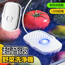 超音波洗浄機 自動野菜洗浄機 補助用 USB式超音波振動洗浄機 フルーツ野菜洗濯機 日常食器類 おもちゃ 穀物類 農薬除去 殺菌 鮮度保持 防水 コンパクト キッチン 家庭用 お手入れ簡単 深く洗浄 濡れない手 多用途 USB式超音波振動洗浄機