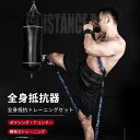 お買い物マラソン【P5倍】男女兼用 全身抵抗器 拳道トレーナー 脚の筋力トレーナー ランニング用アシストロープ 張力ロープ装着 ボクシング?テコンドー 瞬発力ト...
