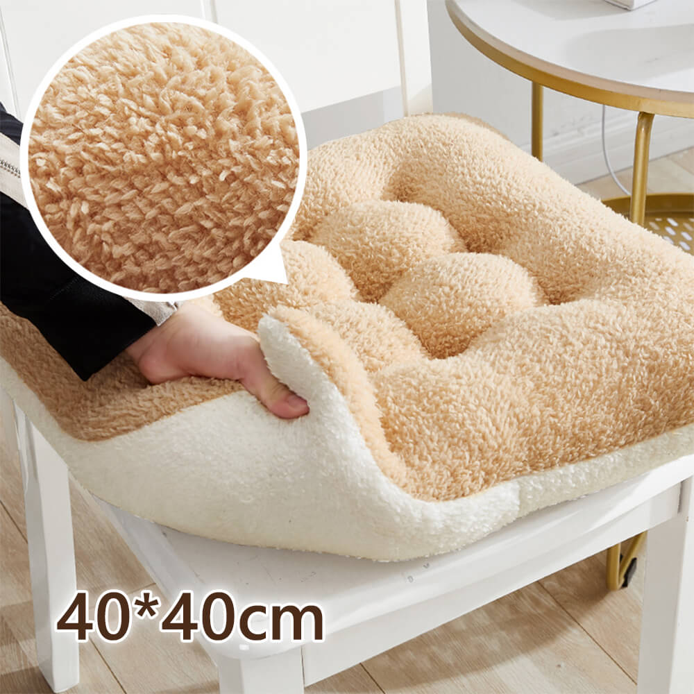 Cushion Type - お買い物マラソン【P5倍】座布団 40×40 クッション 椅子 在宅 車 オフィス 座イス 低反発クッション イス用クッション 車いす 座椅子 チェアクッション 洗えるカバー 北欧 防音