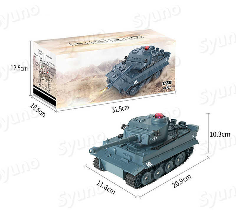 Hompartのお買い物マラソン【P5倍】1/30 2.4Gリモコンタンク ラジコン 戦車 バトルタンクシリーズ RC リモコン おもちゃ プレゼント クリスマスプレゼント 360°旋回砲塔 操縦しやすい おもちゃ 男の子 プレゼント｜アングル3