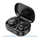 ワイヤレスイヤホン Bluetooth イヤホン Bluetooth5.3 ヘッドホン 耳掛け式 Hi-Fi高音質 IPX6防水 Ty-C急速充電 片耳 両耳 LEDディスプレイ マイク付き