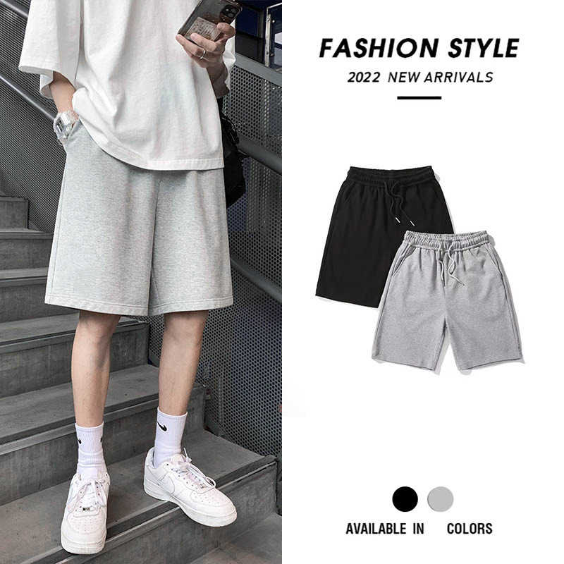 Jersey Pants - 五分丈パンツ 送料無料 ショートパンツ スウェットパンツ カジュアルパンツ ルーズ 通気性 サマーパンツ 伸縮性 ウエストゴム メンズ ジャージ ハーフパンツ 無地 薄手 トレーニングパンツ 涼しい 膝上 ゆったり 膝上 シンプル スポーツ ルームウェア 普段着 短パン