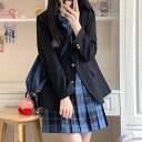 jk服 スカートスーツ 制服 制服 スーツ 長袖シャツ 可愛い 女子高生 女子高校生 セット スクール 制服 スカート 4点セット ブレザー 中学生 高校生 韓...