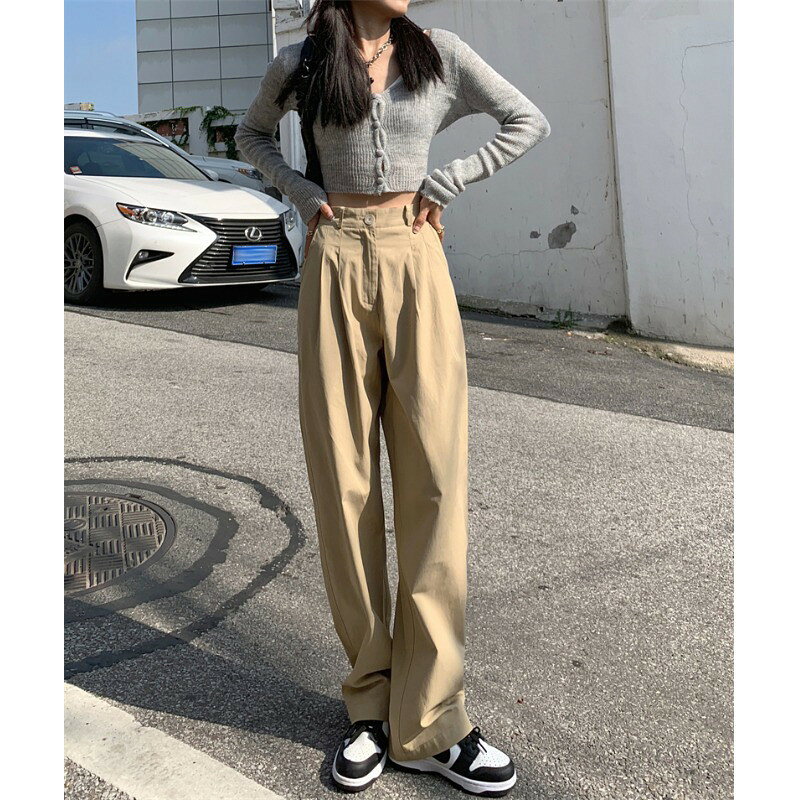 Other - ストレートパンツ ロングパンツ レディース 体型カバー ハイウェスト ワイドパンツ サルエルパンツ パンツ ロングパンツ ワイドパンツ ミリタリー カーゴパンツ パンツ ワークパンツ ガウチョパンツ ルームウェア 春 夏 イージーパンツ