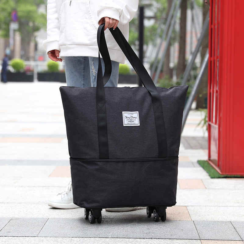 Suit Case - リュック メンズ 機内持ち込み ショッピングキャリー スーツケース 4輪 2WAY キャリーバッグ 折りたたみ 2日 旅行用品 キャリー ソフトケース 小型1泊 ビジネス 超軽量 旅行 レディース 旅行かばん キャリーバック