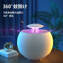 お買い物マラソン【P5倍】360°蚊除け 殺虫灯 捕虫器 物理的な蚊除け LED誘虫灯 照明ライト 強い風捕虫 USB充電 省エネ 室内外兼用 コンパクト 取り外し洗浄可能 持ち運びが便利(3)