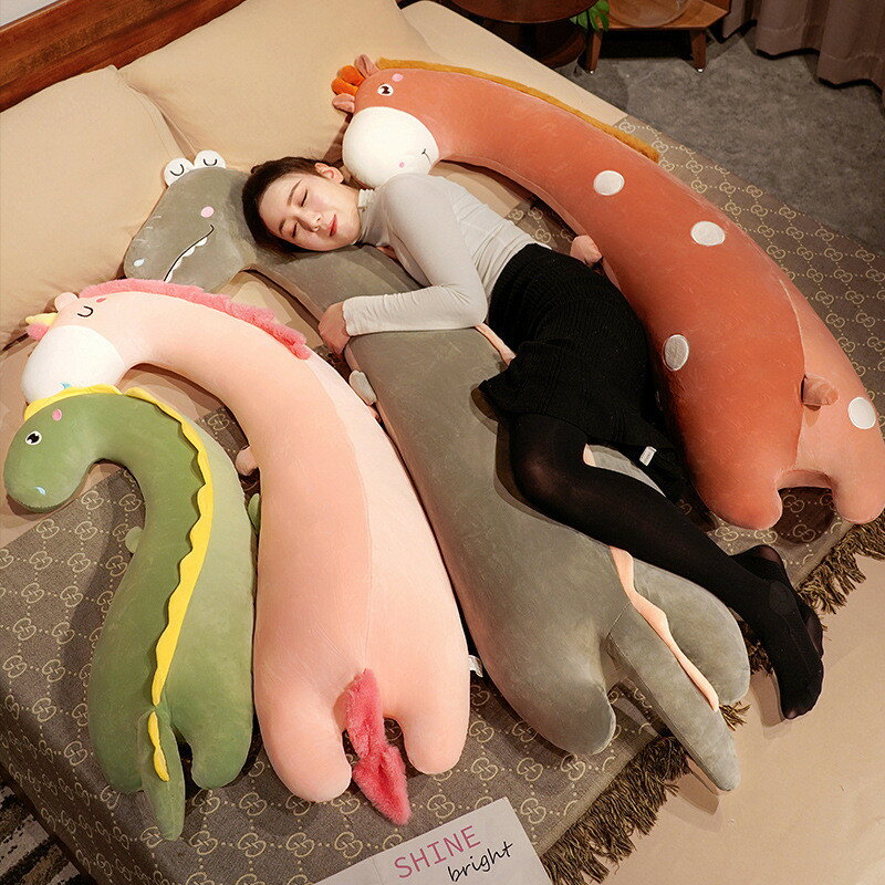 おしゃれ だきまくら インテリア 大きい ぬいぐるみ 80CM 100CM かわいい 干支 恐竜 可愛い クッション..