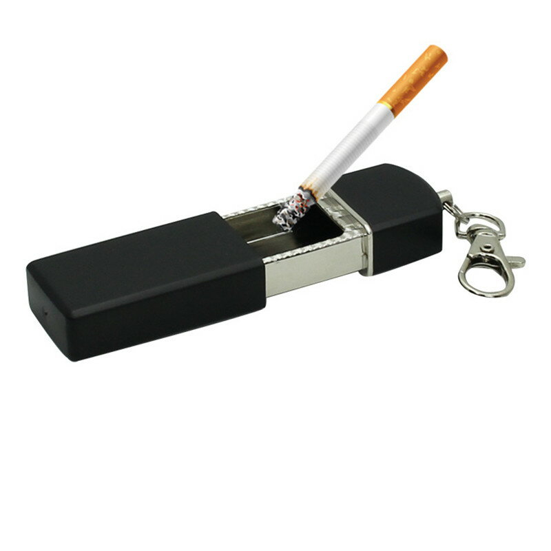灰皿 たばこ メンズ はいざら ステンレス コンパクト おしゃれ 携帯灰皿 カラビナ付き キーホルダー付き 携帯用 広口 小物入れ 吸い殻入れ 軽量 防臭 車 ...