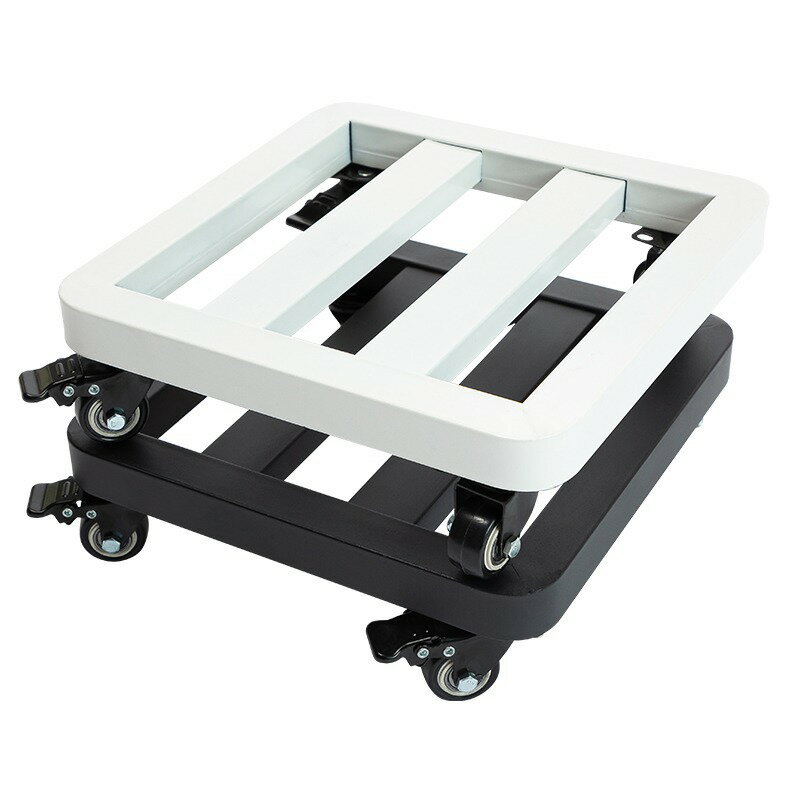 移動 植木鉢台 厚くする 鉄製 安定している花台 耐加重150kg ラウンドコーナーデザイン 床保護 鉢置台 ..