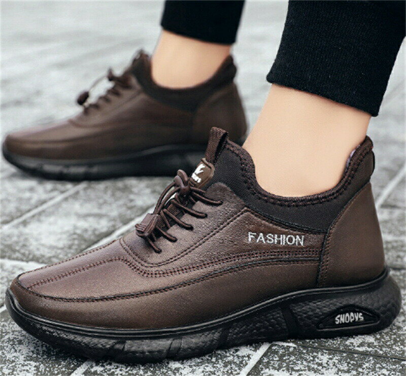 スノーブーツ スノーシューズ メンズ ブーツ 冬用 保暖 雪靴 綿靴 裏起毛 ウィンターブーツ トレッキング ウォーキング シューズ