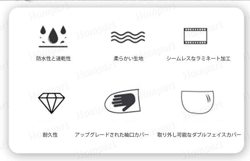 Hompartのお買い物マラソン【P5倍】ロング袖付きレインコート 軽量で柔らかい 人と車の分離 撥水性 防汚性 レインコート ポンチョ レインウェア 袖あり レディース メンズ バイク 高校生 男の子 収納袋 防水 男女兼用 台風 雪 通勤 通学用 自転車通勤 雨 対策｜アングル2