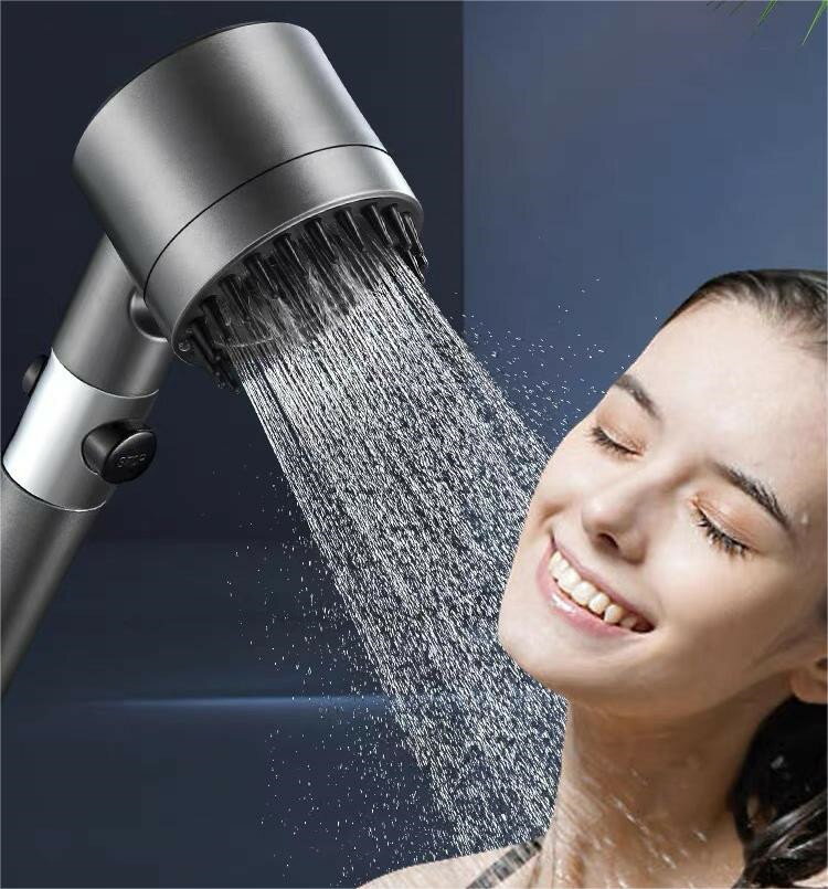 シャワーヘッド 節水シャワー 手元止水 送料無料 高級感 節水 超微細気泡 水圧アップ 手元スイッチ 軽量 増圧 塩素除去 マイクロナノバブル 3段階モード 低...