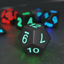 サイコロ 多面体 7個セット ライト 収納充電ボックス付き 多面サイコロ セット おもちゃ ゲーム ボードゲーム すごろく 人生ゲーム 7種類 ダイス 四角 ダ...