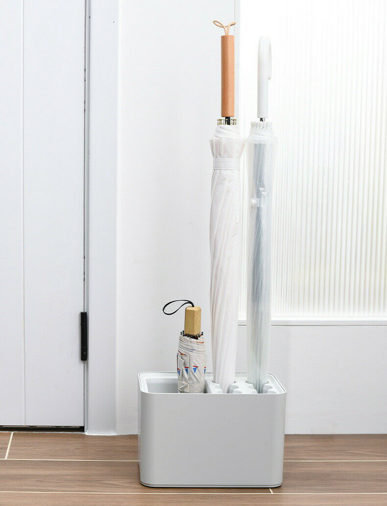 傘立て 傘スタンド 傘ホルダー アンブレラスタンド ロング傘/折り畳み傘兼用 レインラック 取り外し可能 倒れない コンパクト シンプル 安定感あり オフィス用傘たて 玄関収納 おしゃれ