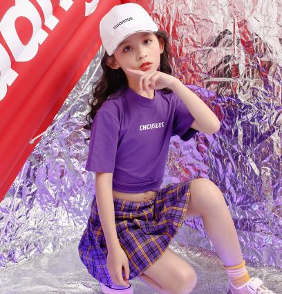 子供 ダンス衣装 ヒップホップ キッズダンス セットアップ スカート チアガール チェック柄スカート トップス へそだし 女の子 演出 練習用 韓国風 人気 ダンスイベント jazz hiphop ダンスウェア 2点セット 半袖tシャツ スカートセット オシャレ 子供服 パープル 子供 ダンス衣装 ヒップホップ キッズダンス セットアップ スカート チアガール チェック柄スカート トップス へそだし 女の子 演出 練習用 韓国風 人気 ダンスイベント jazz hiphop ダンスウェア 2点セット 半袖tシャツ スカートセット オシャレ 子供服 パープル