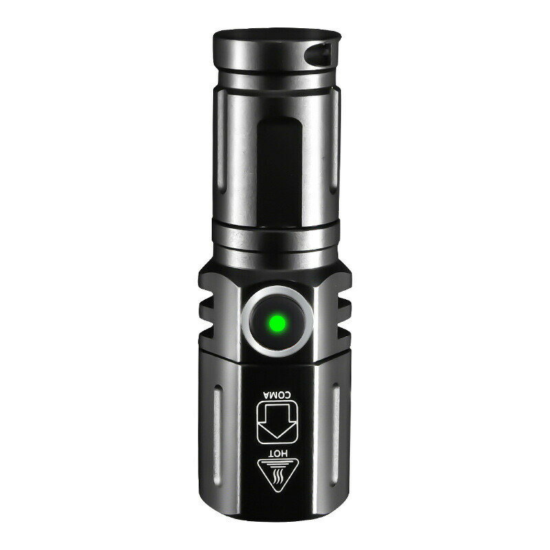 懐中電灯 ハンディライト 小型 led USB充電式 3種点灯モード ズーム機能 2000ルーメン高輝度 電池残量 IP68防水 ミニ 停電 防災 キャンプ アウトドア 夜釣り