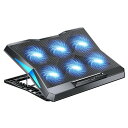 ノートパソコン 冷却台 冷却パッド 冷却ファン ノートPCクーラー タブレットスタンド 静音 USB 給電 送風 放熱 高さ調整 静か 38db 18インチ P...