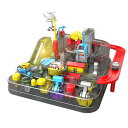 子供のおもちゃの車 レッツゴー大冒険 カーアドベンチャートイセット Car adventure ミニカー バッテリー不要 子供用おもちゃ 誕生日プレゼント キッ...