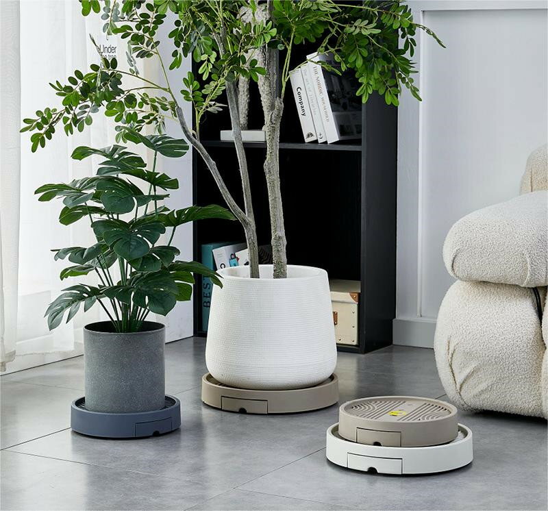 鉢台 静音キャスター キャスター付き 台車 鉢置台 鉢受台 受け皿 植木鉢台 鉢皿 ラウンド 受皿 室内 鉢置き 鉢植え台 プランタースタンド 清潔 丸型 花台 フラワースタンド 排水トレー付き 屋外 ガーデニング 受け皿 鉢置きスタンド