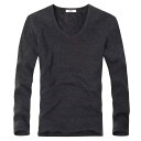 長袖 裏起毛 ストレッチ ロンT Tシャツ vネック クルーネック インナー 防寒 ヒートテック インナーシャツ 肌着 裏起毛アンダーウェア 発熱 ルームウェア...