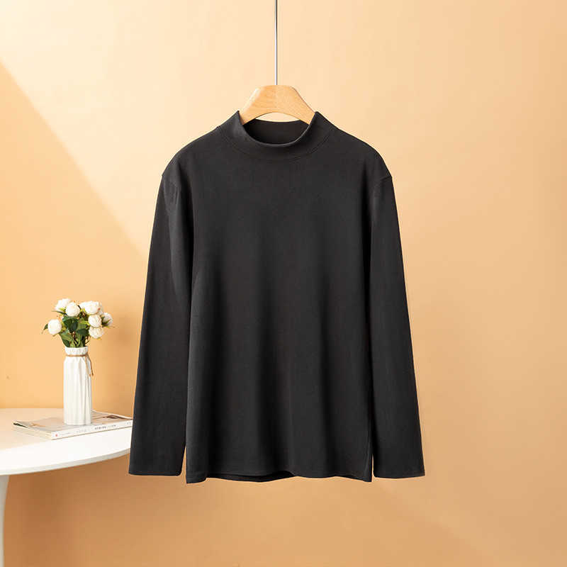 乐天商城 - フリース あったか 秋冬 カットソー 長袖 ハイネック ロンT メンズ tシャツ モックネック 裏起毛 両面起毛 微起毛 暖かい トップス 冬 ヒートインナー インナー 大きいサイズ 無地 シンプル 秋 秋服 秋服 冬服 Tシャツ