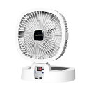 扇風機 ソーラー扇風機 ソーラーパネル LEDライト ソーラー充電 省エネ USB充電 ファン 屋外 室内 折りたたみ コンパクト コードレス リモコン付き 5000mAh 大容量 5段階送風 3段階ライト 大風量 熱中症対策 キャンプ アウトドア 車中泊(2)