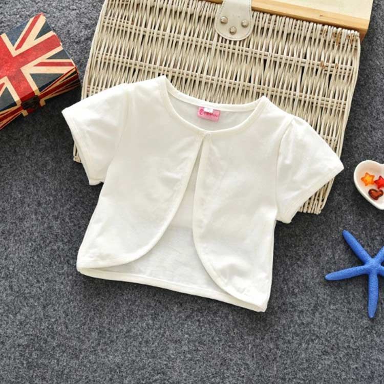 半袖ボレロ ベビー キッズ カーディガン 子供服 女の子 ジャケット 赤ちゃん 春夏 コットン 可愛い おしゃれ 結婚式 発表会 子供ドレス 卒園式 羽織物 七五三 発表会 披露宴 パーティー