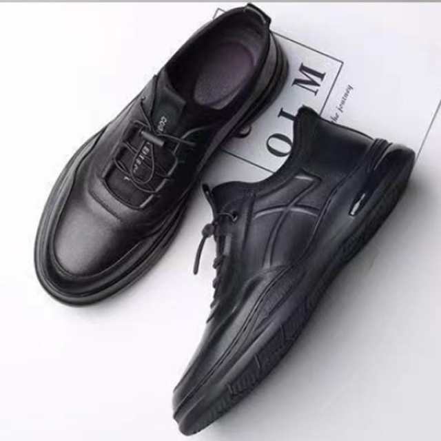 スニーカー 紳士靴 屈曲性 走れるビジネスシューズ 通気性 メンズ フォーマル 靴 革靴 コンフォートシ..