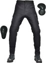 バイク用パンツ メンズ ライディングパンツ プロテクター付き カーゴパンツ ライダースパンツ 春夏秋冬 バイクウェア パンツ バイク用ズボン 伸縮性 レーシング...