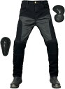 バイクパンツ 夏用 メッシュパンツ メンズ ライディングパンツ プロテクター ライダースパンツ 夏 バイクズボン ストレッチ素材 通気性に優れ ブラック