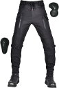 バイク用パンツ メンズ ライディングパンツ プロテクター付き ライダースパンツ 春秋 バイクズボン 防水 通気 レーシングパンツ オールシーズン ブラック