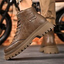 バイクシューズ メンズ ライディングブーツ 厚底 ライダーブーツ ハイカット バイク用 ライディングシューズ 厚底