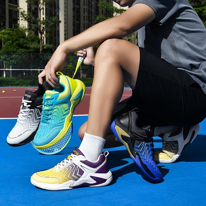バドミントンシューズ メンズ レディース ジュニア 体育館シューズ 大人 バドミントンシューズ 部活 屋内 幅広 軽量滑り止め クッション性通気性 衝撃吸収 日常着 男女兼用