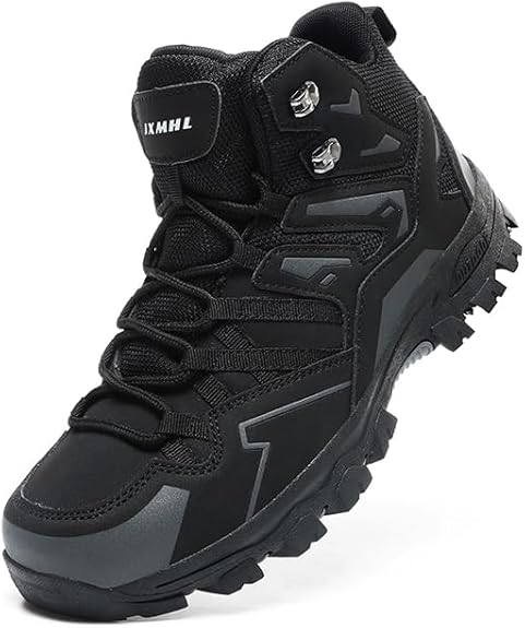 トレッキングシューズ メンズ レディース アウトドアシューズ ハイカット登山靴 厚い底 キャンプ ハイキング 防撥水 滑り止め 通気 耐摩耗性 遠足 スニーカー 軽量 幅広 大きいサイズ ウォーキング おしゃれ カップル 日常着用