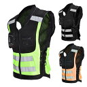 反射ベスト メッシュ チョッキ 安全 夜光 蛍光 バイクウェア ライディング ツーリング服 バイクジャケット作業着