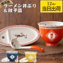 母の日 父の日 プレゼント おもしろ ラーメンどんぶり 皿セット 実用的 名入れ 【 ラーメン 丼ぶり と 餃子皿 セット 】 食器 れんげ 餃子 食器セット ...
