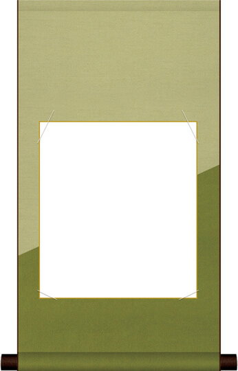 平安純綿デザイン色紙掛け・D（選べる高品質工芸色紙4枚セット付き）