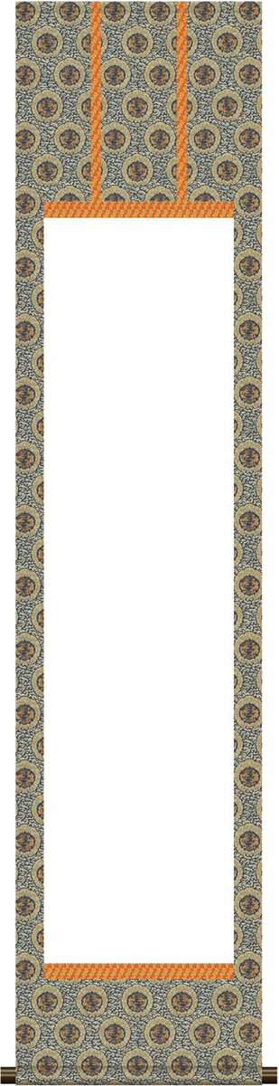 Rakuten - 仏神事用白抜き掛軸[半切サイズ]金襴仏表装 展示会（書き込むだけで出来上がり）