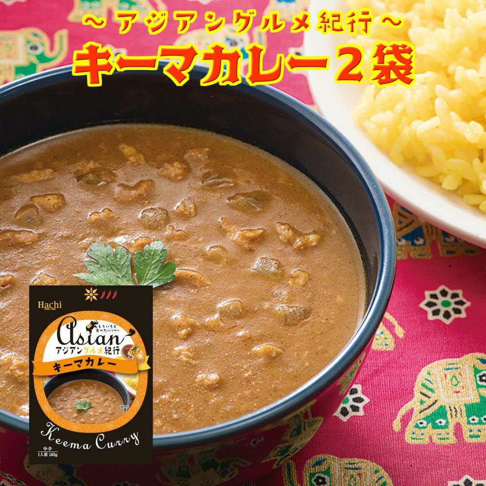 カレー レトルト キーマカレー スパイシー ガラムマサラ　玉ねぎ ひき肉 2人前セット メール便商品　お試しグルメギフト メール便 保存食 非常食 まとめ買い お取り寄せ