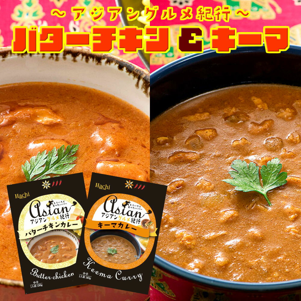 カレー レトルト キーマカレー バターチキンカレー スパイシー ガラムマサラ 玉ねぎ ひき肉 2人前セット メール便商品 お試しグルメギフト メール便 保存食 非常食 まとめ買い お取り寄せ