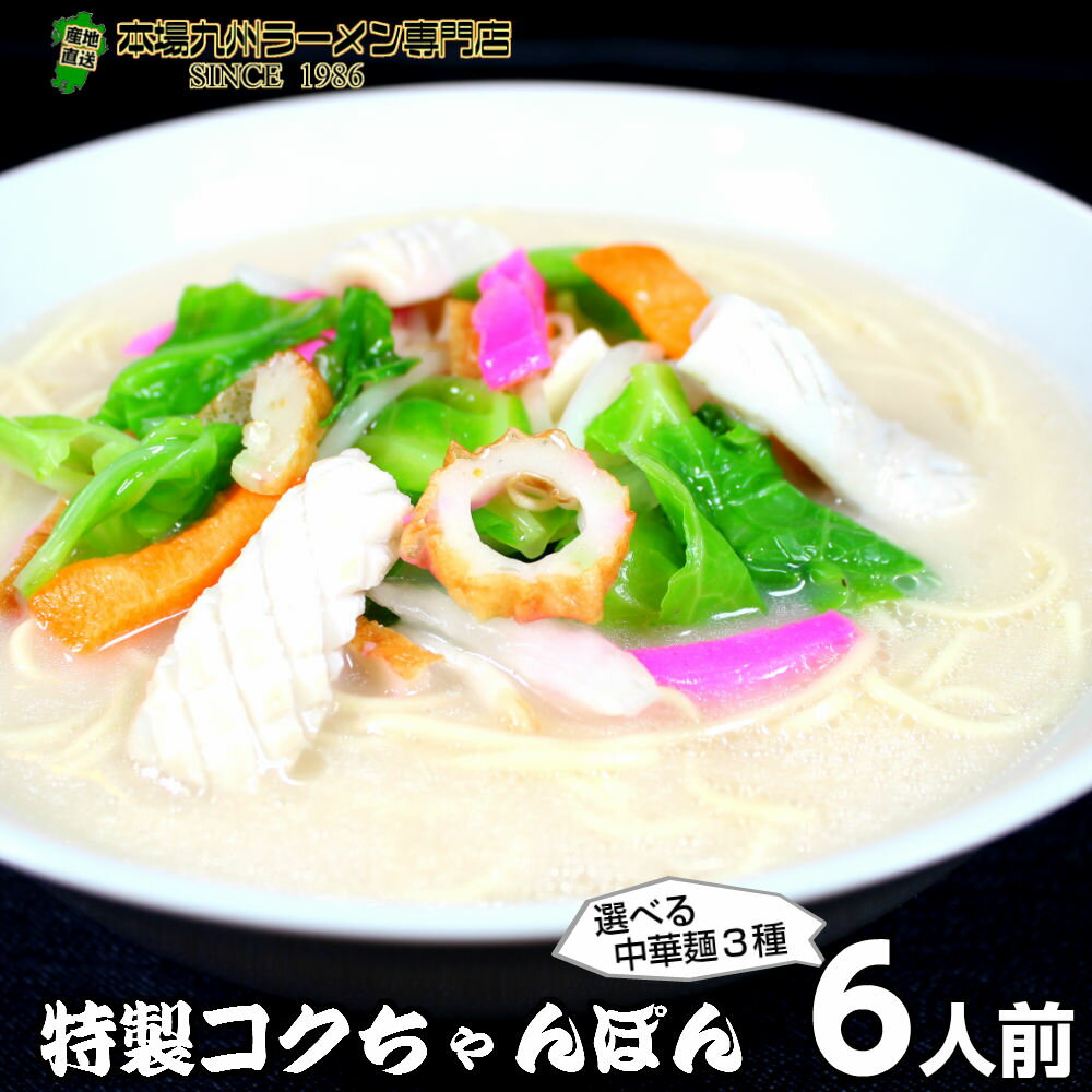 濃厚な旨味が凝縮した本格ちゃんぽんスープ6人前 野菜をたっぷり入れて調理すれば極上の旨味チャンポン 保存食 ギフト 御中元 内祝