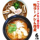 ラーメン 蕎麦 お取り寄せ 特製鴨コンビ 詰め合わせ 2種6人前 メール便 本場九州 鴨なんばんラーメン 鴨南蛮そば ギフト 御中元 内祝 保存食 非常食 まとめ買い