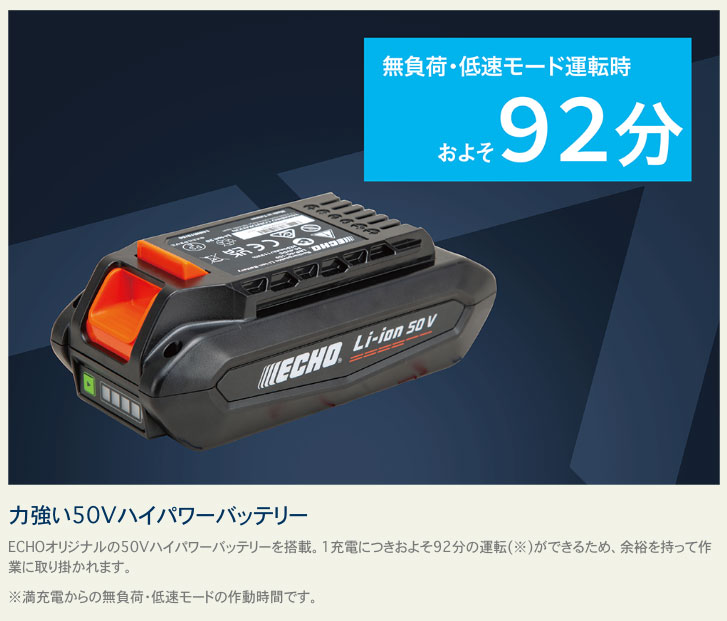 エコー/ECHO 50Vバッテリーヘッジトリマー(BHT510-75S/本体のみ/草刈機/ガーデニン...