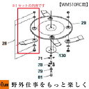 ゼノア 替刃ブレードセット ※ WM510RC用【YCX2R283】