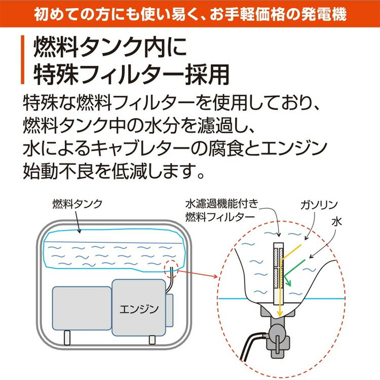 工進 スタンダード発電機50Hz GV-2000 3